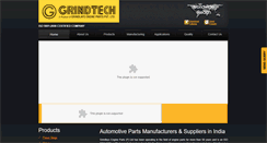 Desktop Screenshot of grindlaysindia.com