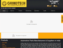 Tablet Screenshot of grindlaysindia.com